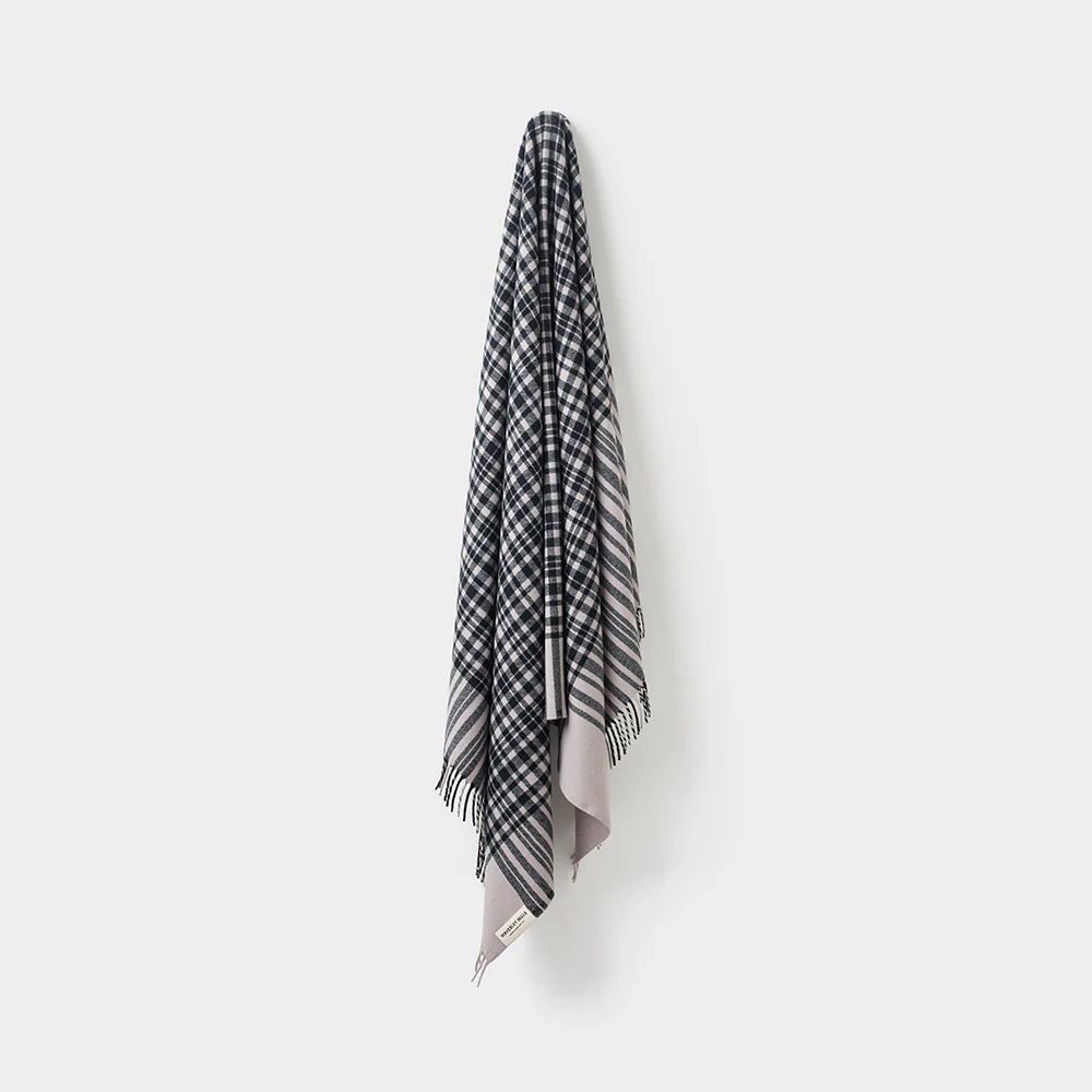 Bask Throw in Charcoal - Image 4