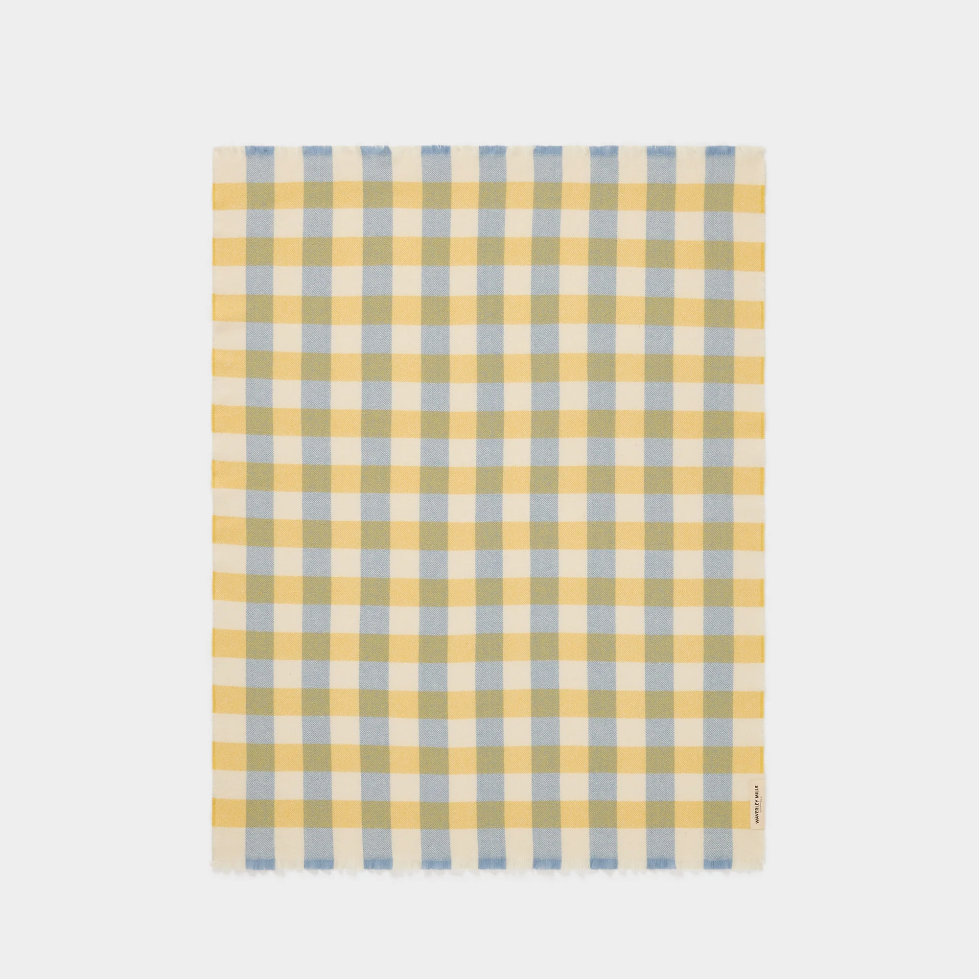 Check Baby Blanket in Bay - Image 4