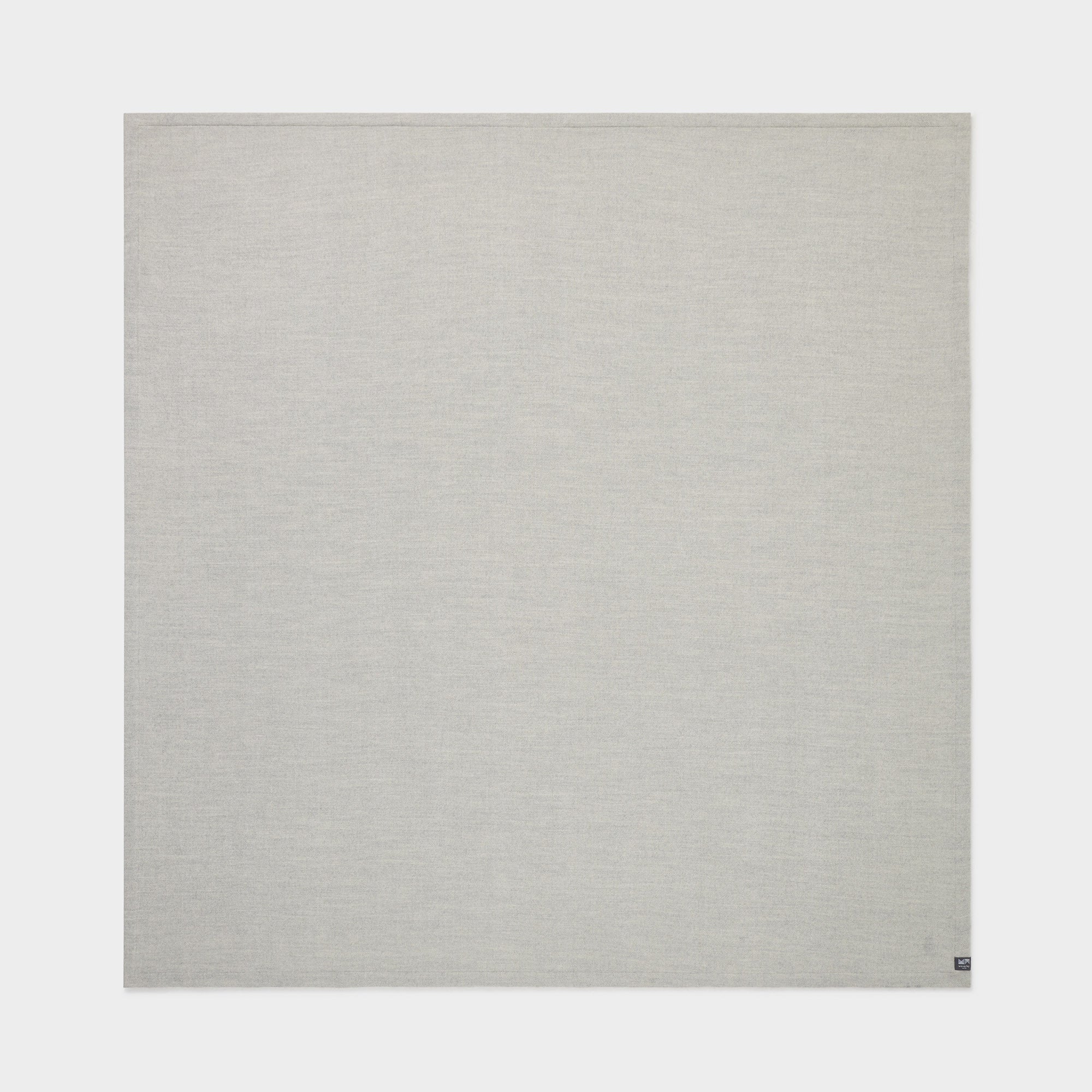 Herringbone Blanket in Grey Marle - Image 4