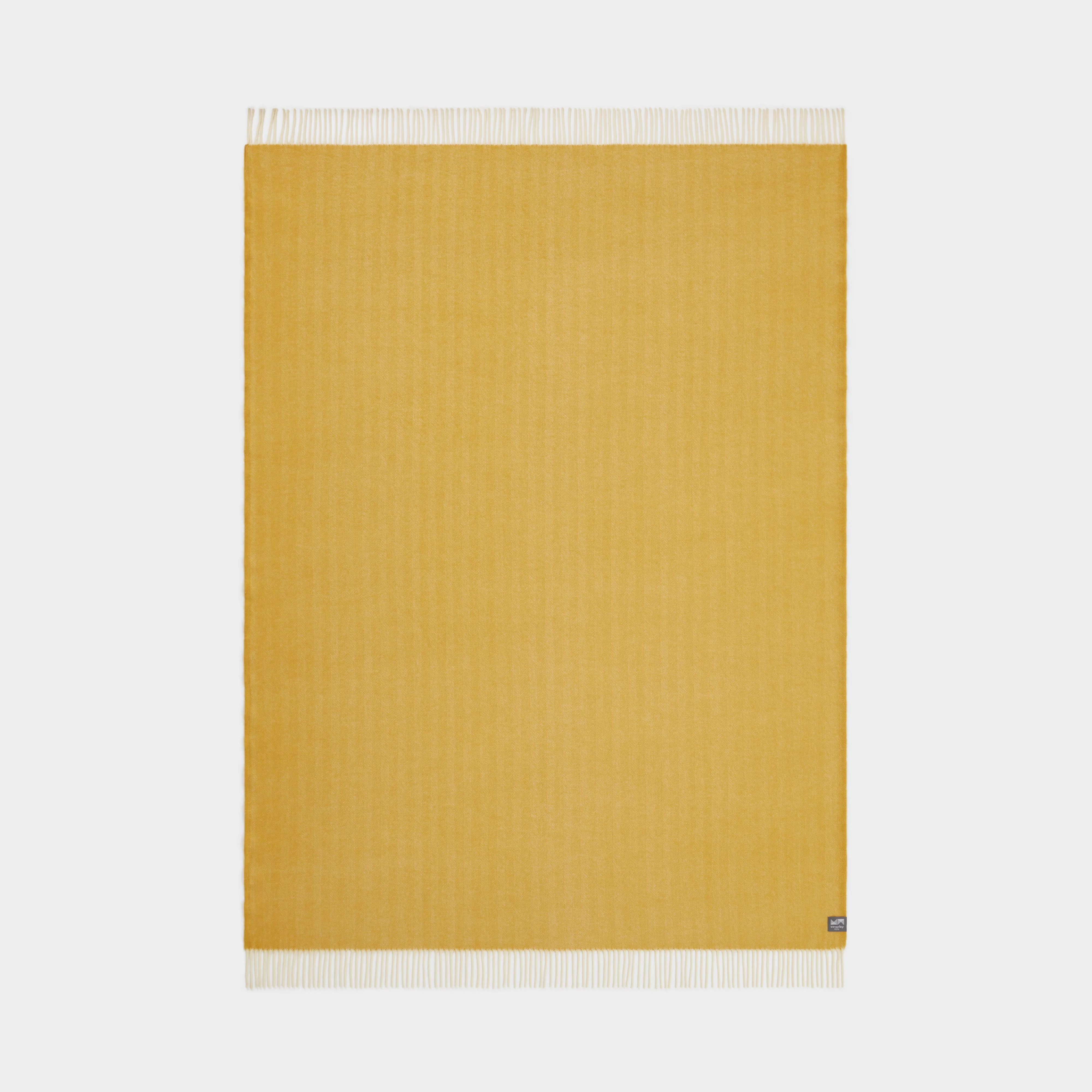 Herringbone Throw in Harvest Gold - Image 3
