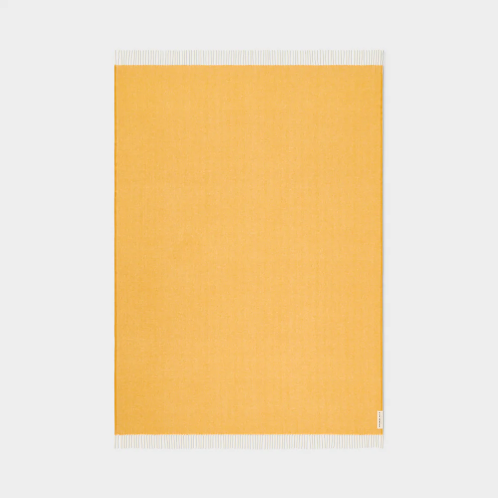 Herringbone Throw in Honey Gold - Image 3