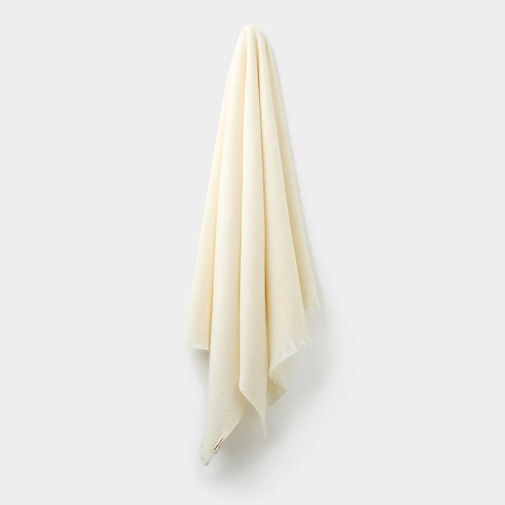 Textured Throw in Natural - Image 4