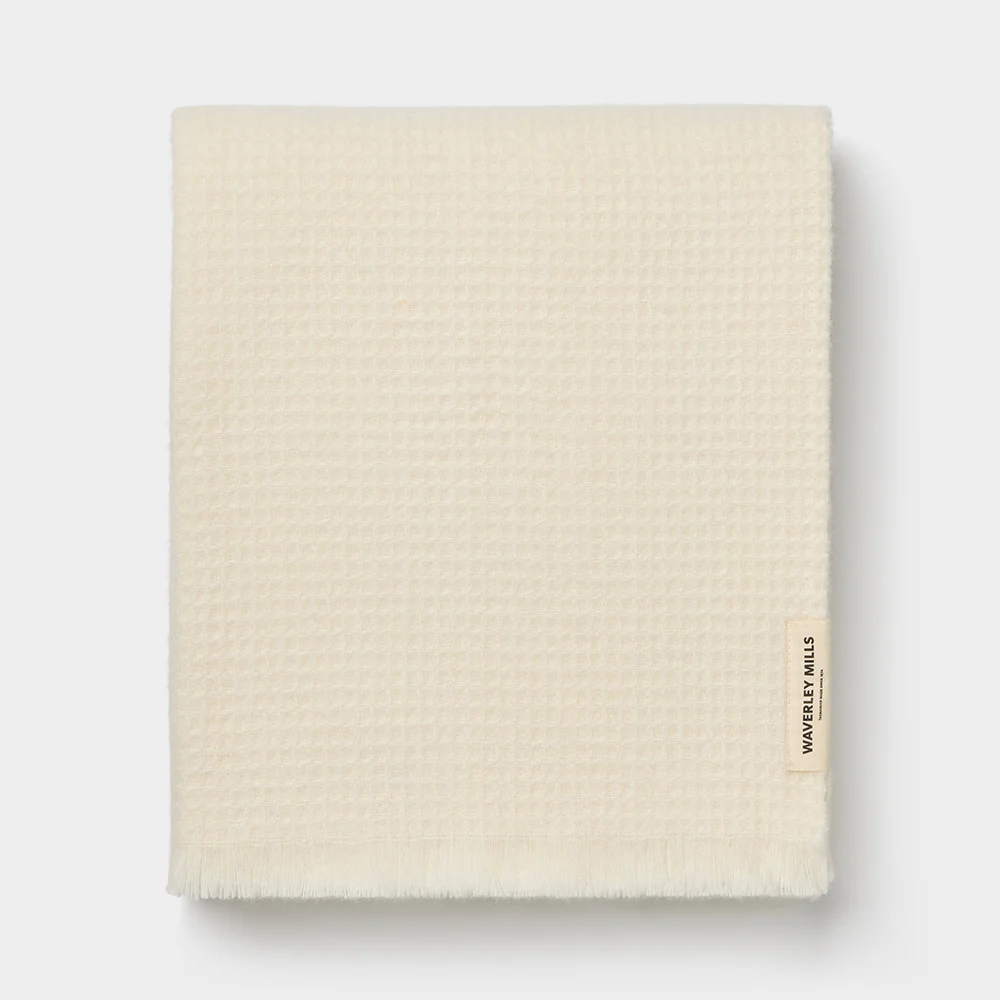 Textured Throw in Natural - Image 5
