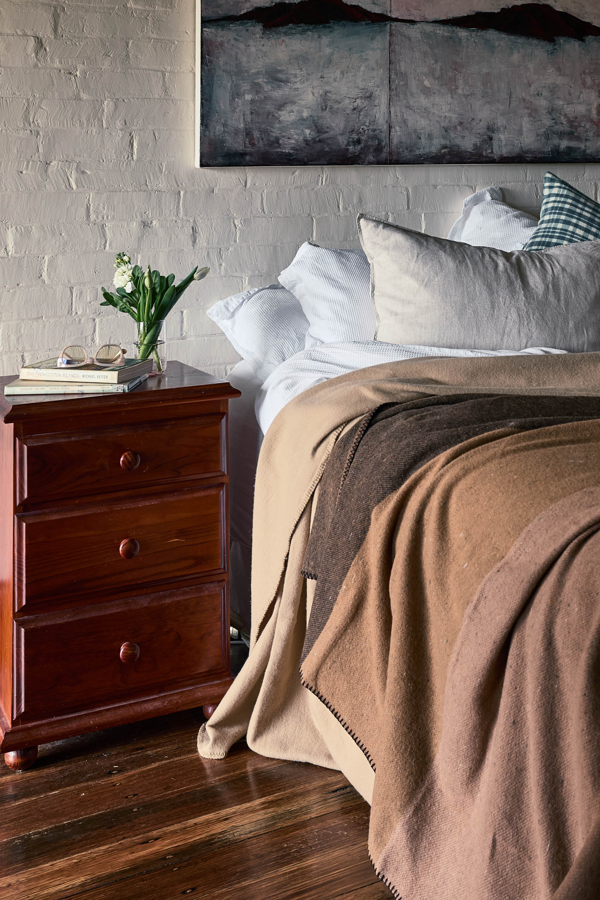 Wellington Blanket in Tan - Image 2